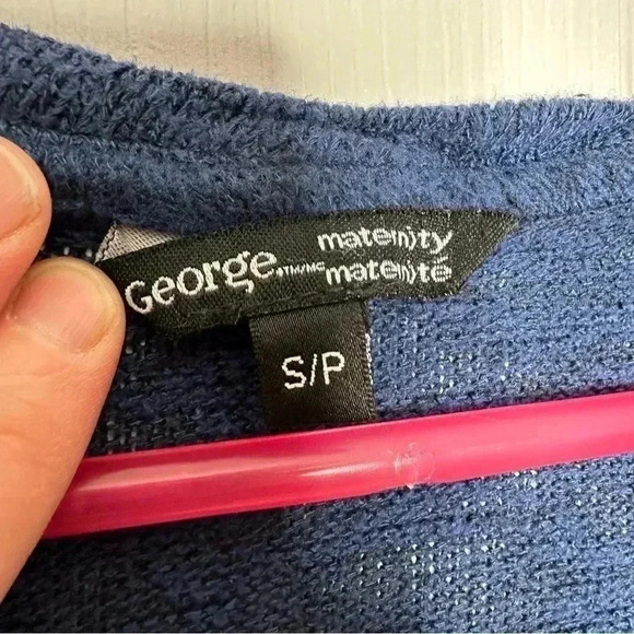 George Maternity  Shirt Blue Size Small - Picture 5 of 16